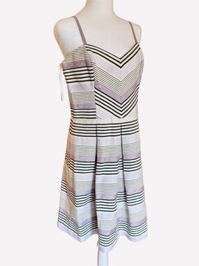 LIKE NEW White House Black Market Striped Dress